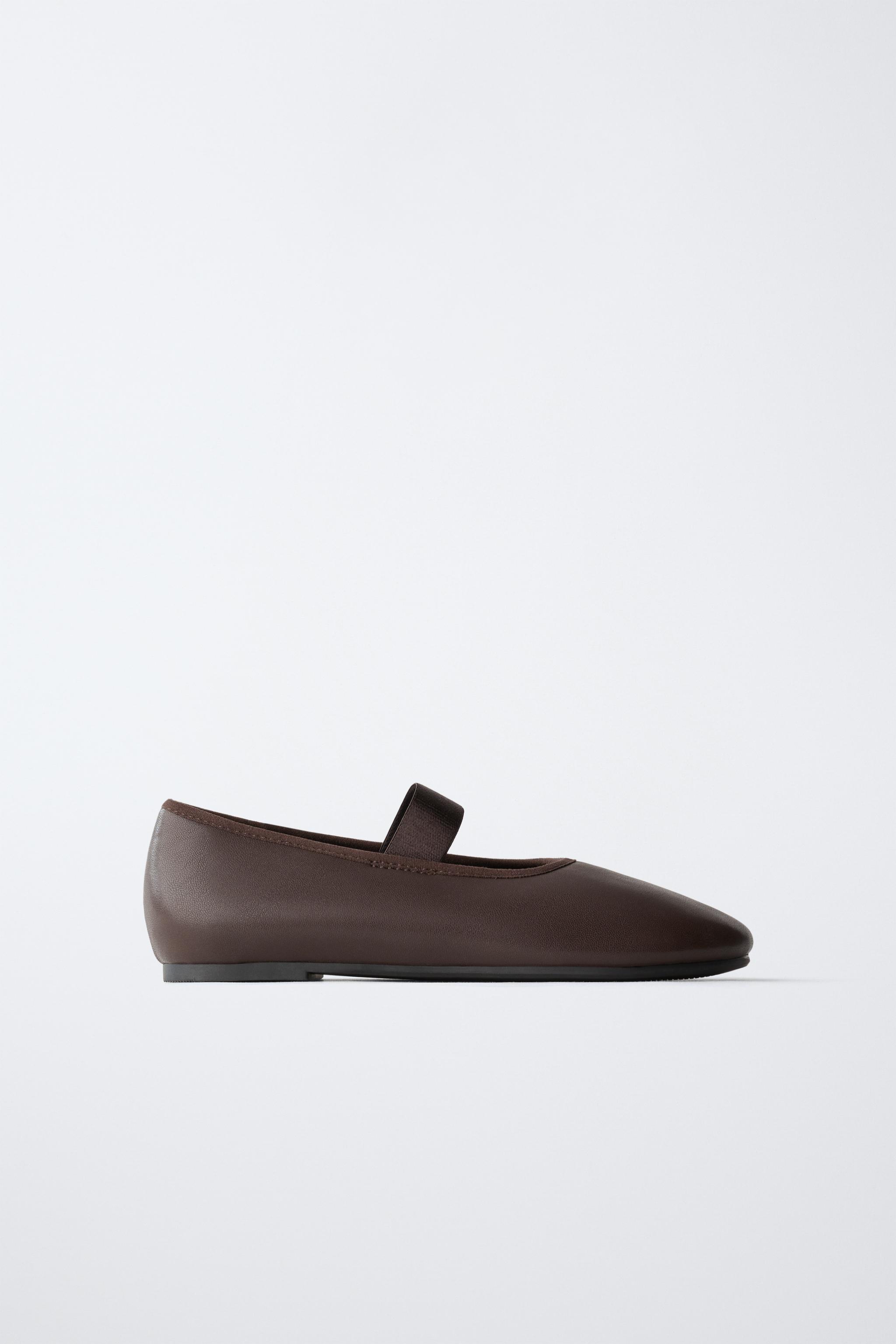 ELASTIC STRAP BALLET FLATS